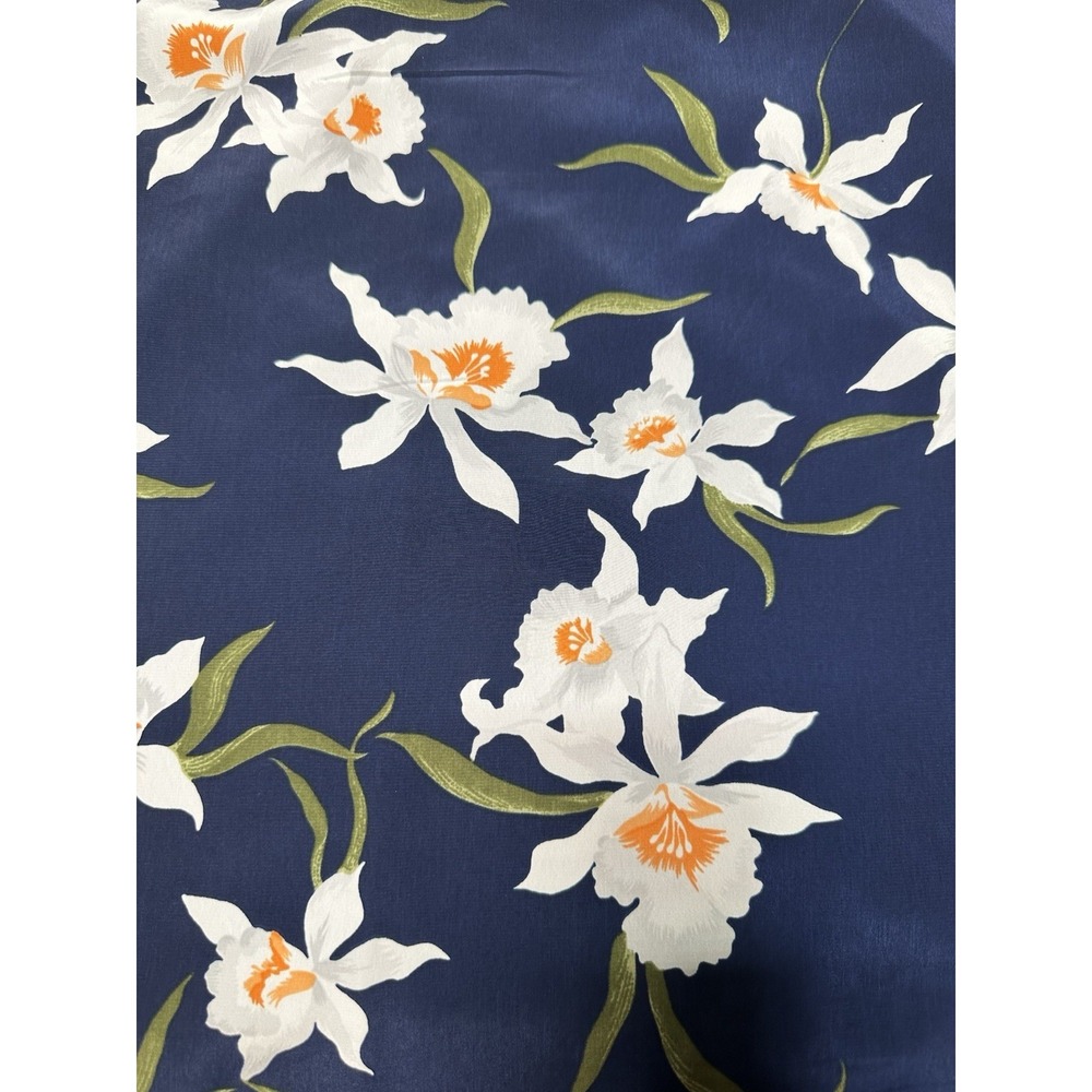 Blue‎ Floral Racerback Medium Shift Dress Daffodils Spring Easter Dainty Cottage